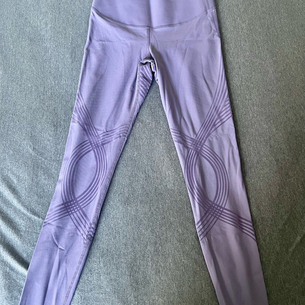 Purple High-Waisted Leggings